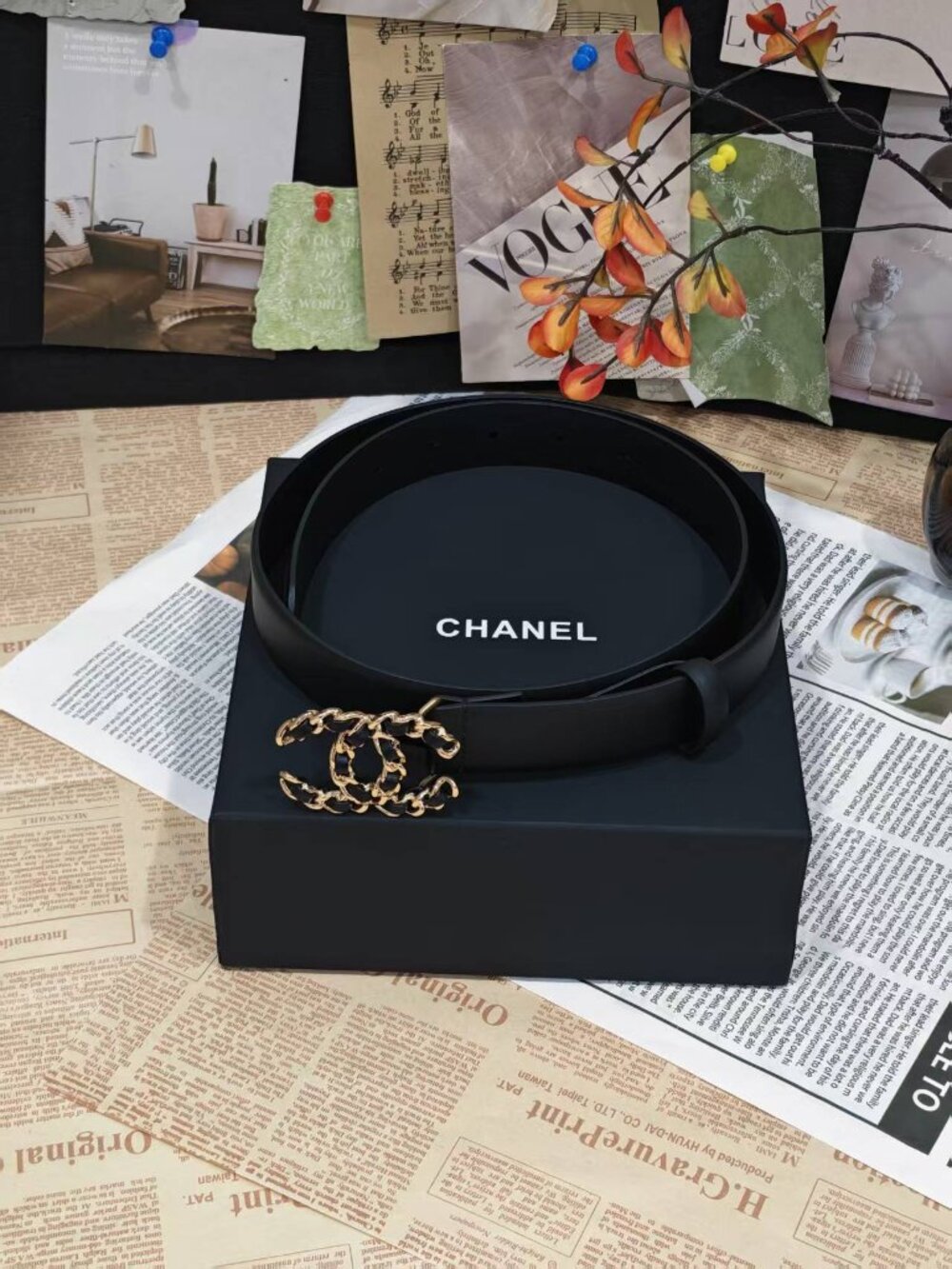 Chanel Authentic Women's Belt SZ 85